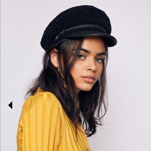 NWT Brixton Black Ashland Cap Hat, Sz XS